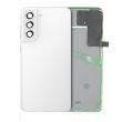 Rückglas mit Kameralinse für Samsung Galaxy S21 FE (Service Pack) (Weiß)