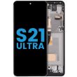 LCD Display mit Rahmen (ohne Fingerabdruck Sensor) für Galaxy S21 Ultra