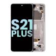 OLED Display mit Rahmen für Galaxy S21 Plus 5G (Service Pack) (Phantom Silver)