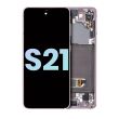OLED Display mit Rahmen für Galaxy S21 5G (Service Pack) (Phantom Violet)