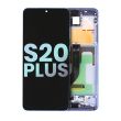 OLED Display mit Rahmen für Galaxy S20 Plus 5G (Service Pack) (Lila)