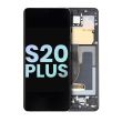 OLED Display mit Rahmen für Galaxy S20 Plus 5G (Service Pack) (Cosmic Gray)