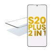 2 in 1 Front Glas mit OCA vormontiert für Samsung Galaxy S20 Plus