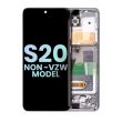 OLED Display mit Rahmen für Galaxy S20 5G (Service Pack) (Wolkenweiß)