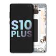 OLED Display mit Rahmen für Galaxy S10 Plus (Service Pack) (Prism Green)