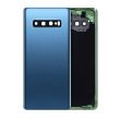 Rückglas mit Kameralinse für Galaxy S10 Plus (ohne Logo) (Prism Blue)