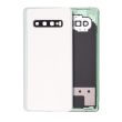 Rückglas mit Kameralinse für Galaxy S10 Plus (Service Pack) (Ceramic White)