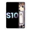 OLED Display mit Rahmen für Galaxy S10 5G (Service Pack) (Majestic Black)