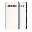 Rückseite Abdeckung mit Kameralinse für Galaxy S10 5G (ohne Logo) (Crown Silver)