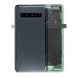 Rückglas mit Kameralinse für Samsung Galaxy S10 5G (Service Pack) (Prism Black)