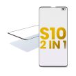 2 in 1 Front Glas mit OCA vormontiert für Samsung Galaxy S10 Plus