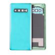 Rückseite Abdeckung mit Kameralinse für Galaxy S10 (ohne Logo) (Prism Green)