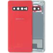 Rückglas für Samsung Galaxy S10 (Service Pack) (Rot)