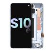 OLED Display mit Rahmen für Galaxy S10E (Service Pack) (Prism Blue)