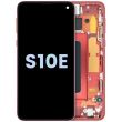 OLED Display mit Rahmen für Galaxy S10e (Service Pack) (Cardinal Red)