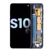 OLED Display mit Rahmen für Galaxy S10E (Service Pack) (Prism Black)