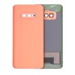 Rückseite Abdeckung mit Kameralinse für Galaxy S10E (ohne Logo) (Flamingo Pink)