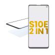 2 in 1 Front Glas mit OCA vormontiert für Samsung Galaxy S10E