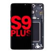 OLED Display mit Rahmen für Galaxy S9 Plus (Aftermarket Plus) (Midnight Black)