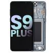 OLED Display Einheit mit Rahmen für Samsung Galaxy S9 Plus (Service Pack) (Grau)