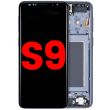 OLED Display mit Rahmen für Galaxy S9 (Aftermarket Plus) (Titanium Gray)