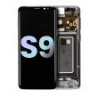 OLED Display mit Rahmen für Galaxy S9 (Service Pack) (Titanium Gray)