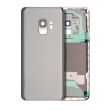 Rückglas mit Kameralinse für Galaxy S9 (ohne Logo) (Aftermarket Plus) (Silber)