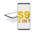 2 in 1 Front Glas mit OCA vormontiert für Samsung Galaxy S9