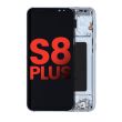 OLED Display mit Rahmen für Galaxy S8 Plus (Aftermarket Plus) (Coral Blue)