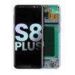 OLED Display mit Rahmen für Galaxy S8 Plus (Service Pack) (Coral Blue)