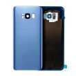 Rückglas mit Kameralinse für Samsung Galaxy S8 Plus (Service Pack) (Coral Blue)