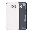Rückglas mit Kameralinse für Galaxy S7 Rand (ohne Logo) (Weiß)