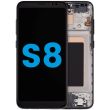 LCD Display mit Rahmen (ohne Fingerabdruck Sensor) für Galaxy S8
