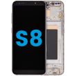 LCD Display mit Rahmen (ohne Fingerabdruck Sensor) für Galaxy S8 (Maple Gold)