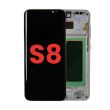 OLED Display mit Rahmen für Galaxy S8 (Aftermarket Plus) (Maple Gold)
