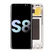 OLED Display mit Rahmen für Galaxy S8 (Service Pack) (Arctic Silver)