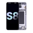 OLED Display mit Rahmen für Galaxy S8 (Service Pack) (Orchid Gray)