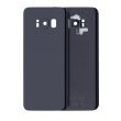 Rückglas mit Kameralinse für Galaxy S8 (ohne Logo) (Midnight Black)