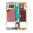 Mittelrahmen für Samsung Galaxy S6 Rand Plus (mit Kleinteilen) (White Pearl)