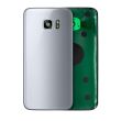 Rückglas mit Kameralinse für Galaxy S7 (ohne Logo) (Aftermarket Plus) (Silber)