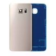 Rückglas mit Kameralinse für Samsung Galaxy S6 Rand (Service Pack) (Gold)