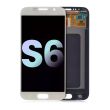 OLED Display ohne Rahmen für Galaxy S6 (Service Pack) (White Pearl)