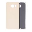 Rückglas für Samsung Galaxy S6 (ohne Logo) (Aftermarket Plus) (Gold)