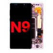 OLED Display mit Rahmen für Galaxy Note 9 (Aftermarket Plus) (Lavendel)