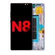 OLED Display mit Rahmen für Galaxy Note 8 (Aftermarket Plus) (Orchid Gray)