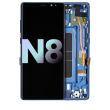 OLED Display Einheit mit Rahmen für Samsung Galaxy Note 8 (Service Pack) (Blau)
