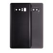 Rückglas mit Kameralinse für Galaxy Note 8 (ohne Logo) (Midnight Black)