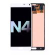 OLED Display Einheit ohne Rahmen für Samsung Galaxy Note 4 (Service Pack) (Weiß)