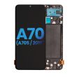 LCD Display mit Rahmen für Galaxy A70 (A705/ 2019) (ohne Fingerabdruck Scanner)
