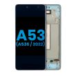 LCD Display mit Rahmen für Galaxy A53 5G (A536/ 2022)